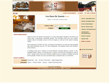 Tablet Screenshot of hotel-ducs-de-savoie-courchevel.com